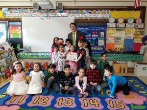 Mr. Mustonen read a book he used to read to his own children!