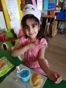 We had special treats from Ali Ss mom after our egg hunt! Thanks, Mrs. Boussi!