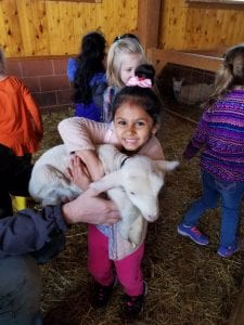 We went to the Real Life Farm!
