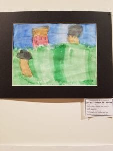 Congratulations to Reham A. for being chosen to represent Oakman Young 5s for the district art show!