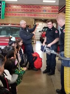 We visited the fire department on Greenfield Rd.