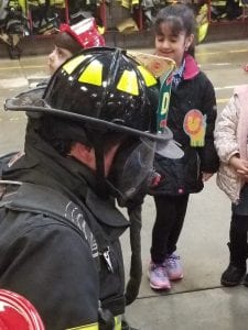 We visited the fire department on Greenfield Rd.