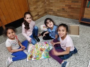 We had a game day for Letter Gg Day! We played games in the hallway with our book buddies from Ms. Earle's class.