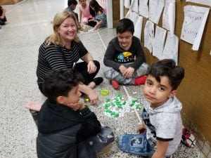 We had a game day for Letter Gg Day! We played games in the hallway with our book buddies from Ms. Earle's class.