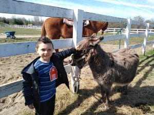 We went to the Real Life Farm!