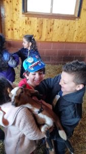We went to the Real Life Farm!