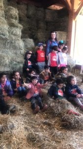 We went to the Real Life Farm!