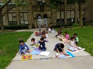 Letter Oo- Outdoor reading!