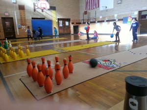 bowling with Ms. Hachims 2nd graders