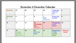 Calendar 2017