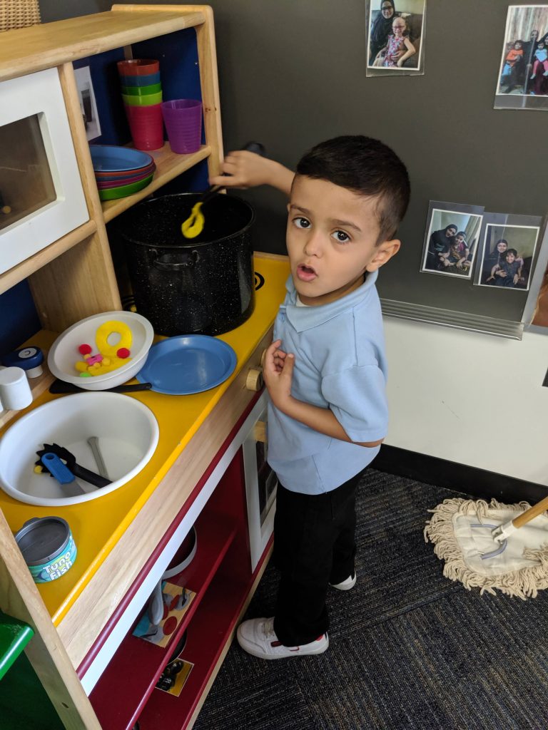 Yahya cooking