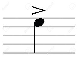 Black Flat Isolated Musical Symbol Of Accent Royalty Free Cliparts ...