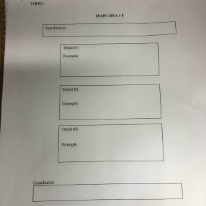 graphic organizer