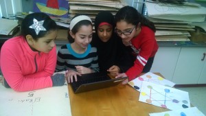 Students are searching for a mask 