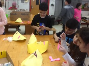 Making the paper mask three dimensional