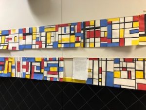 artworks inspired by the painting of Piet Mondrian
