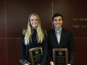 This is a picture of the two student winners.