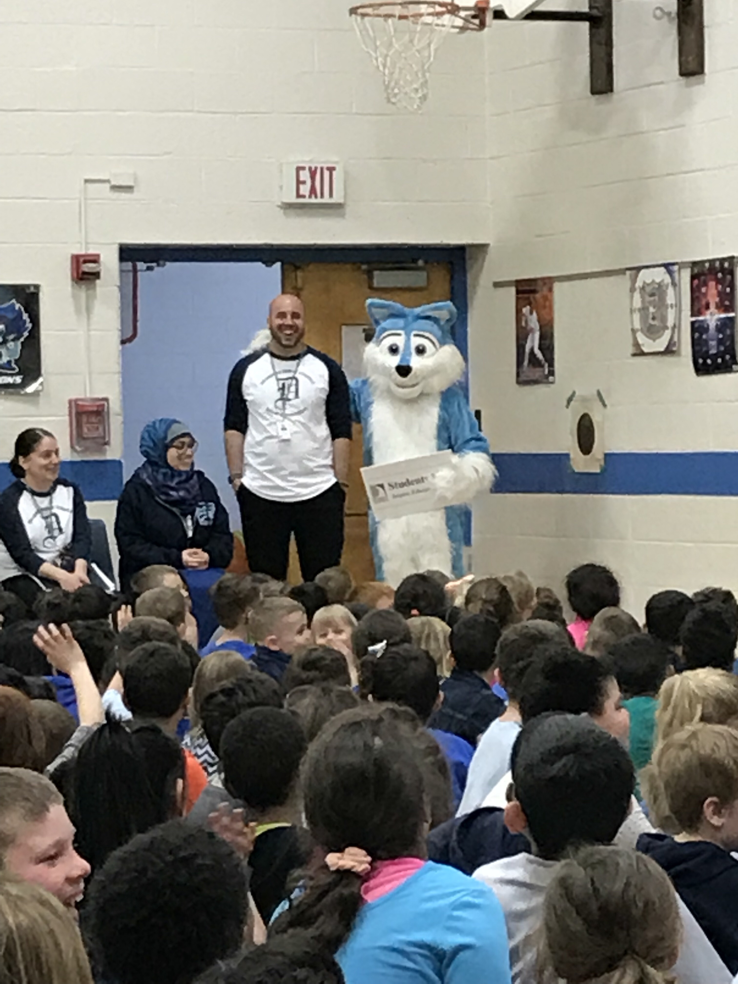 Snow Wolf Mascot