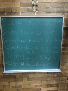 Fall Fitness Leaders - chalkboard
