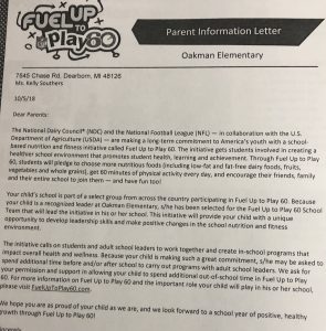 Fundraiser for school