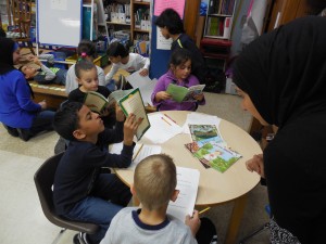 Reading about Johnny Appleseed!