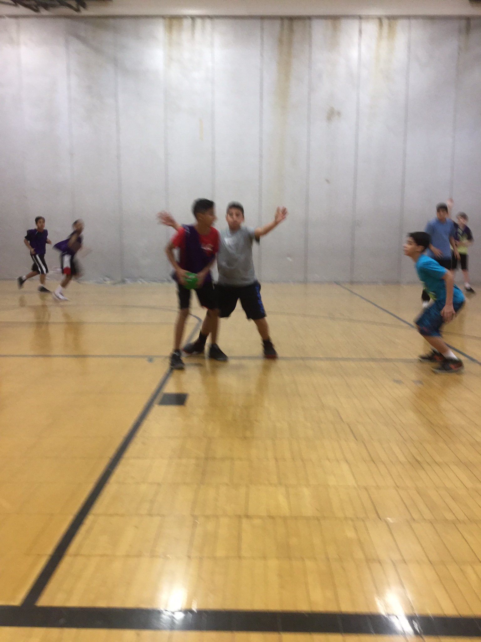 Team Handball Game Play to Mr. Vietinghoff's Physical