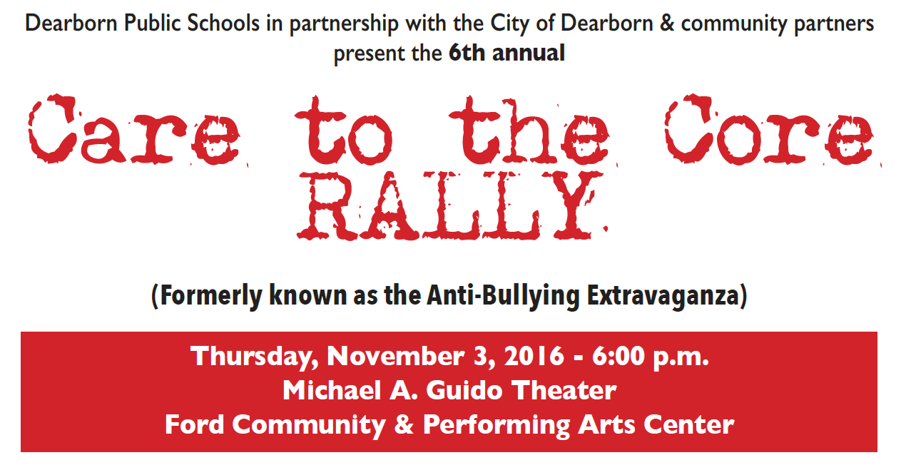 Care to the Core Rally Logo