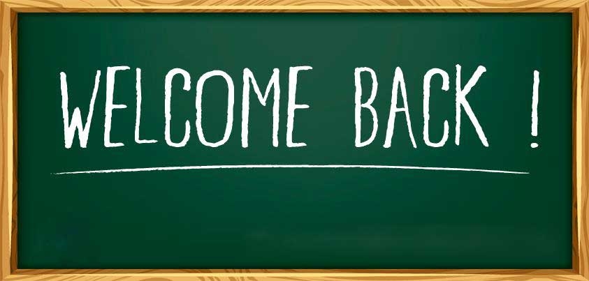 Chalkboard Welcome Back