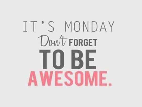 Happy Monday!