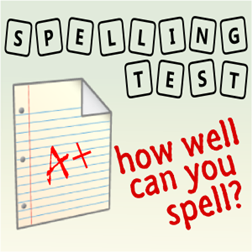 Spelling Test today