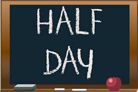 half day chalkboard